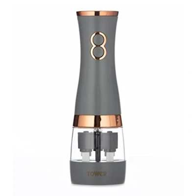 Image of Tower Cavaletto Duo Salt and Pepper Mill Grey Rose Gold
