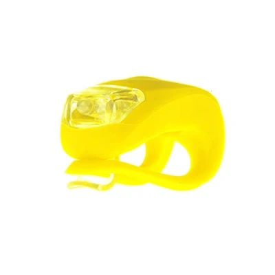 Image of clip on bike lights scooter light up wheels for kids silicone led yellow,freesize