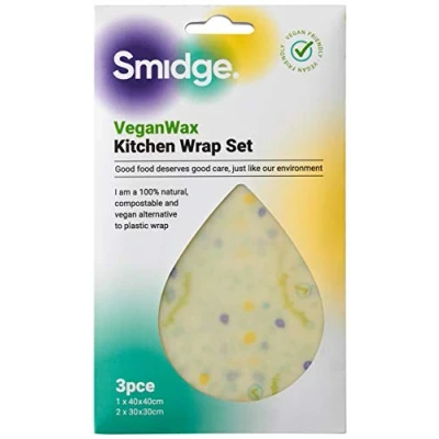 Image of Smidge Vegan Wax Wrap Kitchen 3 Piece Set
