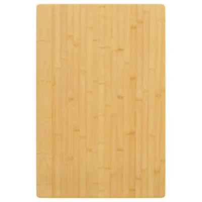 Image of vidaXL Bamboo Rectangular Table Top for Versatile Use Natural Finish, Easy to Clean, Durable and Flexible Material