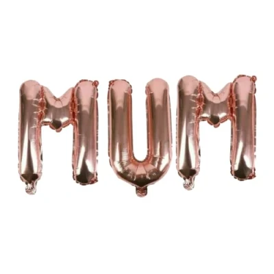 Image of Rose Gold Mum Mothers Day Foil Balloon, 60cm
