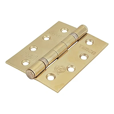 Image of 4x TIMCO Grade 11 Fire Door Hinges Electro Brass 334753