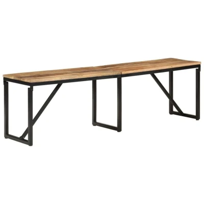 Image of vidaXL Bench 160x35x46 cm Solid Wood Mango