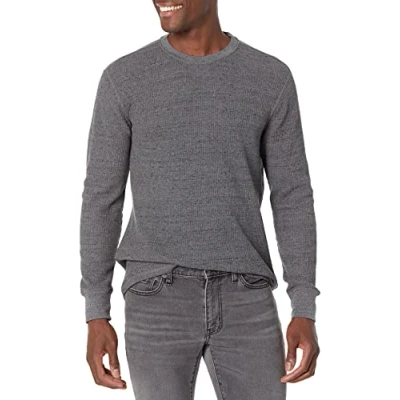 Image of Amazon Essentials Men&#039;s Regular Fit Long Sleeve Waffle Shirt, Charcoal, S