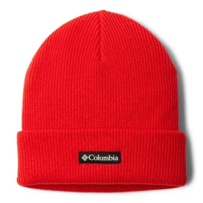 Image of Columbia Unisex Whirlibird Cuffed Beanie, Spicy/Logo, O/S