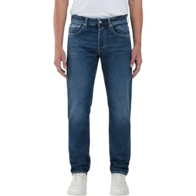 Image of Replay Men&#039;s Grover Jeans, 007 Dark Blue, 34W x 34L
