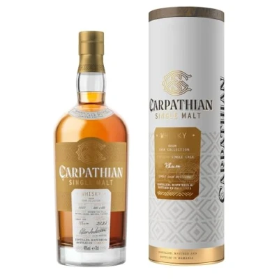Image of Carpathian Single Malt, Cask Whisky Spirit Collection RHUM Finish 700ml 46% ABV (Romanian Whisky)