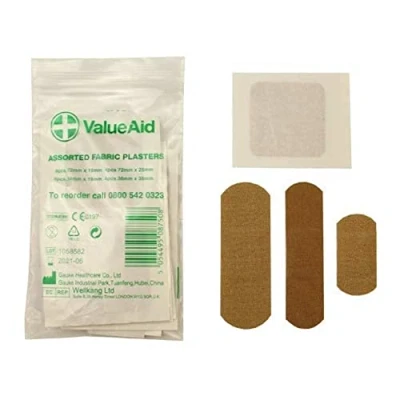 Image of Value Aid Assorted Fabric Plasters Pack of 20