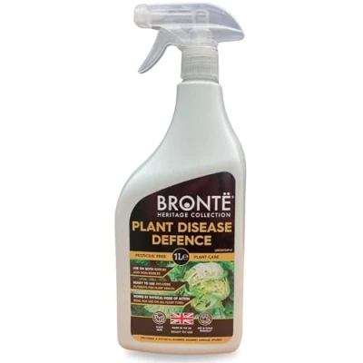 Image of Bronte Plant Disease Defence Spray 1L Boosts Natural Immunity. Pesticide Free, Safe For Kids, Pets &amp; Bees. Fights Mildew, Rust, Leaf Spot. All Plants. 100% Recycled Bottle