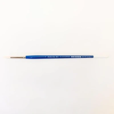 Image of Daler Rowney Bristlewhite Oil Brush, Natural Hog Bristle, Long Handle, Round, 5