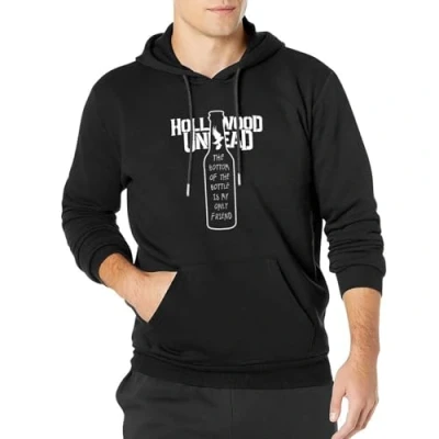 Image of bicca Pullover Warm Hoodies Hollywood Undead Bullet Lyrics Hoody Dove And Grenade Mens Black M