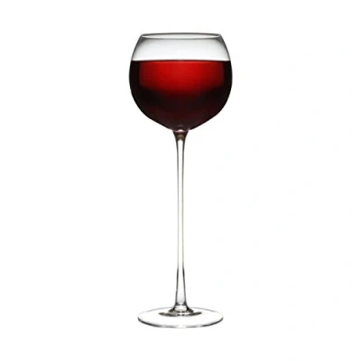 Image of Long Stem Red Wine Drinking Glass with 7&quot;