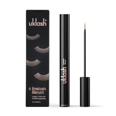 Image of UKLASH Eyelash Growth Serum for Longer &amp; Fuller Lashes 3ml. Clinically Proven Formula Naturally and Extensions. Vegan Cruelty Free