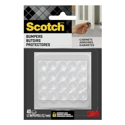 Image of Scotch Mounting, Fastening &amp; Surface Protection SP951 NA Bumpers, 1/2&quot; Round
