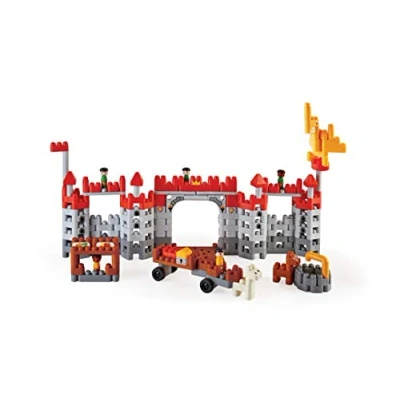 Image of PolyM 760026 Medieval Castle, Flexible Building Blocks, Educational Toy, Multi Coloured