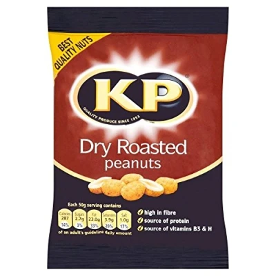Image of KP Dry Roasted Peanuts (100g) Pack of 2