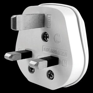 Image of White Fused Plug 13A (Trade Pack 20) SMJTW13FP