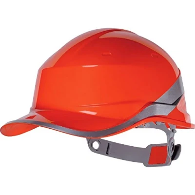 Image of Delta Plus DIAMOND V red ABS high vision electrical insulated safety helmet