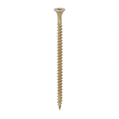 Image of TIMCO C2 Strong Fix Multi Purpose Premium Countersunk Gold Woodscrews 4.5 x 80 Box of 200