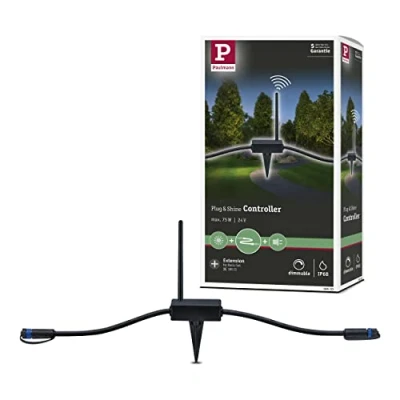 Image of Paulmann 18010 Outdoor Plug &amp; Shine Controller IP68 433MHz Black Plastic