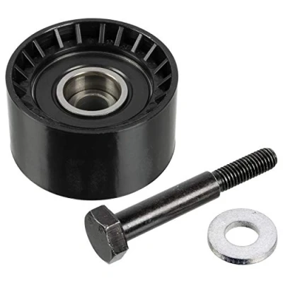 Image of K68093214AA, K68189934AA Deflection/Guide Pulley, timing belt FEBI BILSTEIN 23654 53mm with brake caliper screws ALFA ROMEO: Giulia Saloon, Stelvio