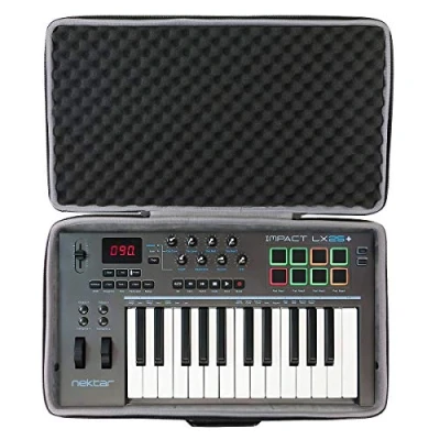 Image of co2CREA Hard Travel Case for Nektar Impact LX25+ MIDI Keyboard Controller, only