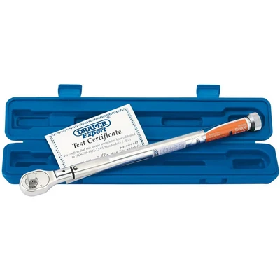 Image of Draper Expert Precision Torque Wrench, 1/2&quot; Sq. Dr., 30 100Nm