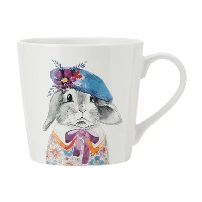 Image of Mikasa Tipperleyhill Rabbit Print 380ml Mug