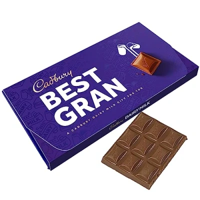 Image of Cadbury Best Gran Dairy Milk Chocolate Bar With Gift Envelope
