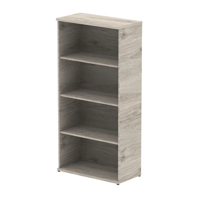 Image of Impulse 1600mm Bookcase Grey Oak