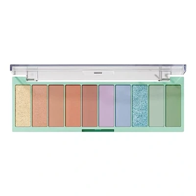 Image of e.l.f. Perfect 10 Eyeshadow Palette, Ten Ultra pigmented Bright Shades, Smooth, Creamy &amp; Blendable Formula, Vegan Cruelty free, So Now