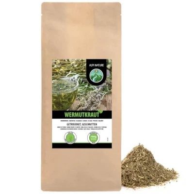 Image of wormwood cut (1kg, 2.2lb), tea, 100% natural, tea without additives