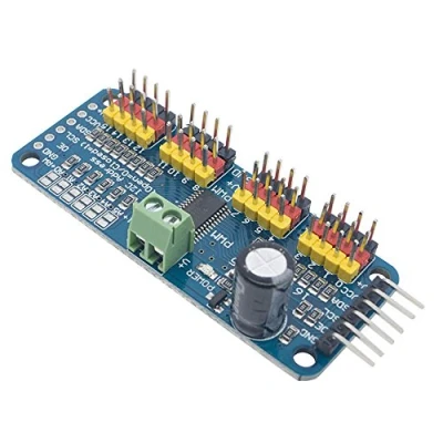 Image of iHaospace PCA9685 16 Channel PWM Servo Driver IIC interface for arduino Raspberry Pi Shield Module