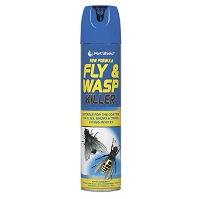 Image of 4X Pestshield Fly &amp; Wasp Kill Aerosol 300ml