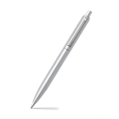 Image of Sheaffer Sentinel Refillable Ballpoint Pen, Brushed Chrome, Chrome Trim