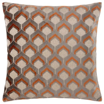 Image of Paoletti Ledbury Velvet Jacquard Cushion Cover
