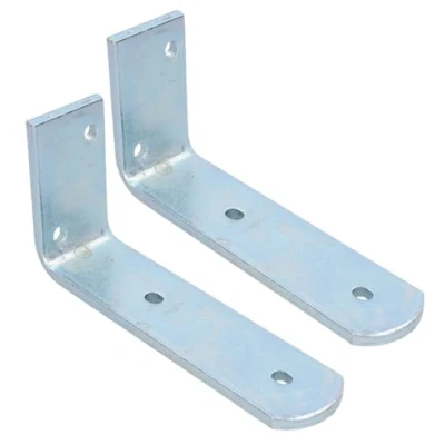 Image of Trailer Mudguard Angle Bracket Heavy Duty 90 Degree Corner Brace Pair TR083