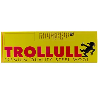 Image of TROLLULL Steel Wool 200g fine 00 can be used to sand wood, clean plastic blinds and garden furniture, polish aluminium