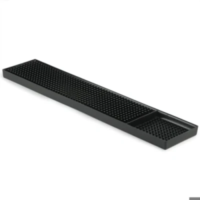 Image of Rubber Bar Mat 15inch bar@drinkstuff Rail Runners, Fingertip Mat, For Glassware