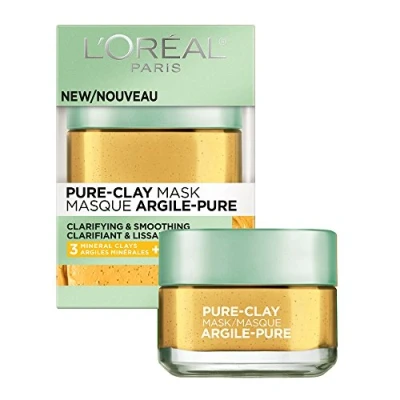 Image of L&#039;Oreal Paris Skin Care Pure Clay Mask. 1.7 Oz./48 g (Clarify &amp; Smooth)