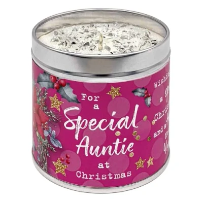 Image of Best Kept Secrets Special Auntie Festive Tin Candle