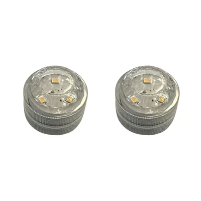Image of Nordic Lights 2 Pack LED for Candle Shades Battery Powered Tea