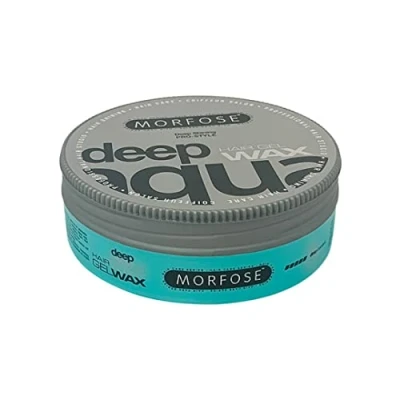 Image of MORFOSE Deep Aqua Gel Wax Turquoise Bubblegum Fragrance 175 ml Hair Styling