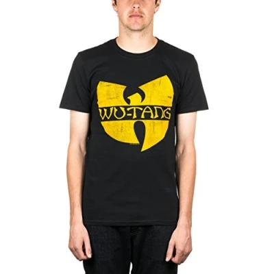 Image of WU TANG CLAN Men&#039;s Logo T Shirt, Black, Small