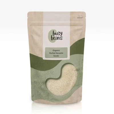 Image of Organic Sesame Seeds Hulled Certified by Busy Beans (500g)