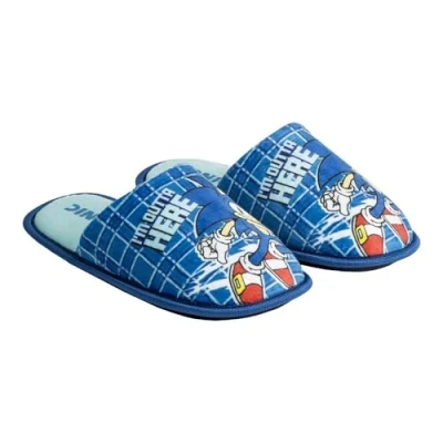 Image of CERDÁ LIFE&#039;S LITTLE MOMENTS Unisex Kid&#039;s Zapatillas de Casa Abierta Sonic Slipper, Blue, 30/31 EU