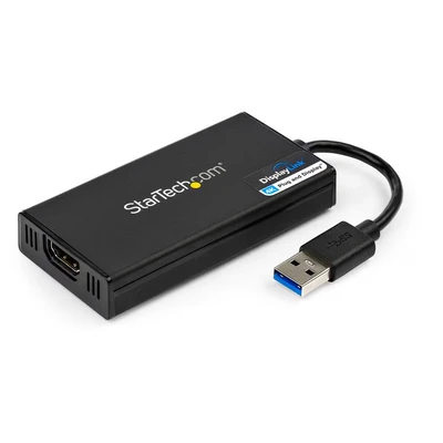Image of StarTech.com USB 3.0 to HDMI Adapter 4K 30Hz Ultra HD DisplayLink Certified Type A Display Converter for Monitor External Video &amp; Graphics Card Mac Windows (USB32HD4K)