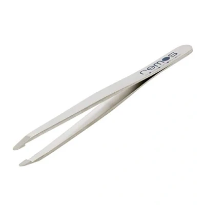 Image of REMOS Eyebrow Tweezers with Round tip Made of Stainless Steel 9.5 cm