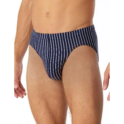 Image of Schiesser Men&#039;s Briefs with Soft cuffs 95/5 Essentials Underwear, Dark Blue_180498, 5