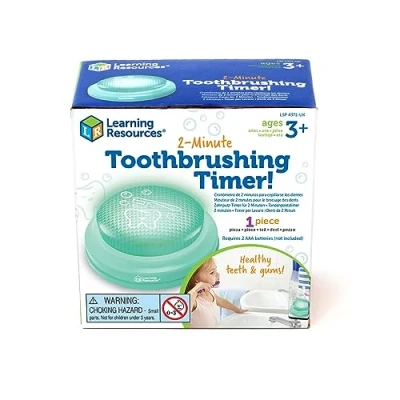 Image of Learning Resources 2 Minute Toothbrushing Timer for Children, Kids, Dental Kids,Ages 3+